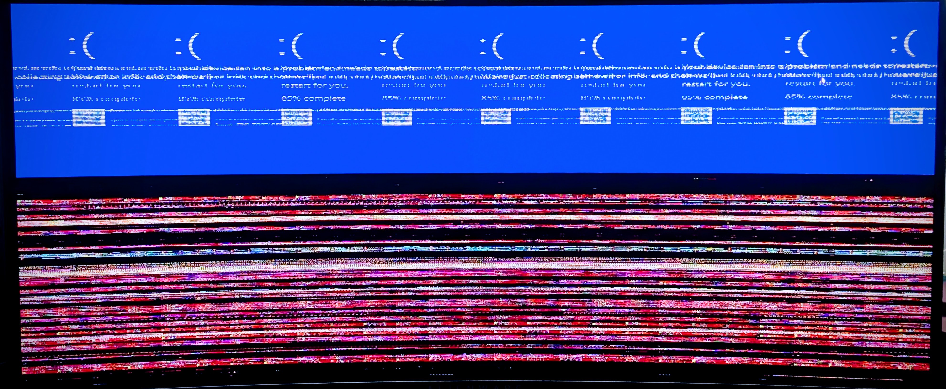 Adobe Media Encoder running multiple proxy-encode jobs in parallel above a densely packed Premiere Pro timeline view